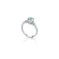 Anello Roberto Giannotti Donna La Luce Degli Angeli in Oro bianco Acquamarina LUXAM03 - LUXAM03